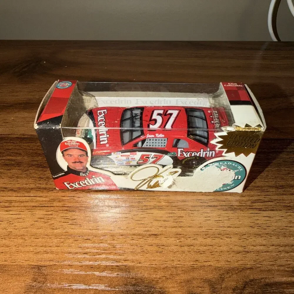 Vintage nascar Racing Champions Excedrin #57 Jason Keller Car Brand New